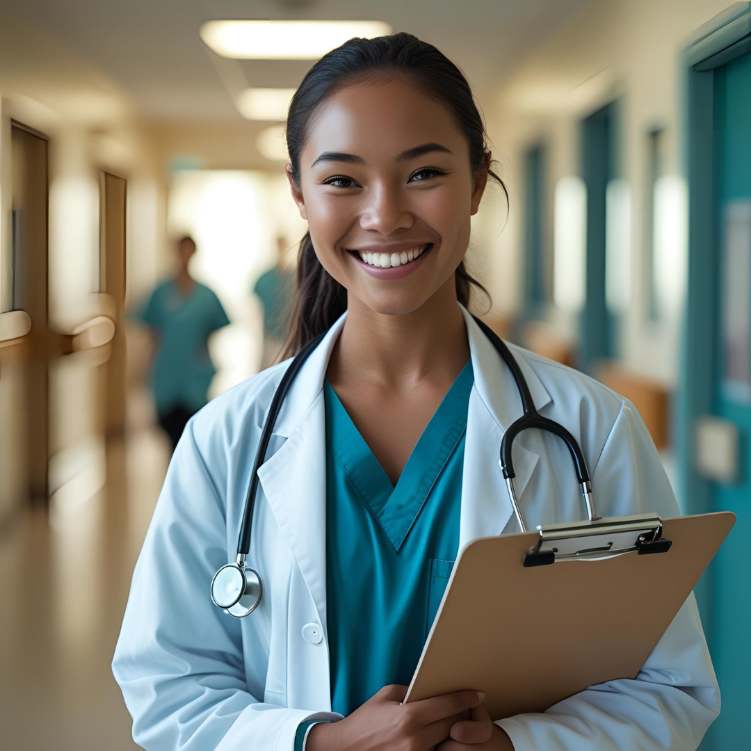 Médecin utilisant une tablette